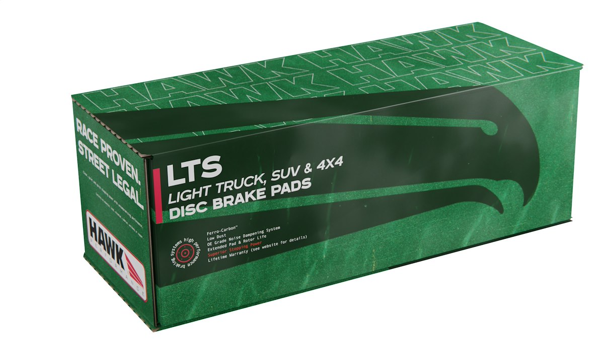 Hawk Brake Pad, LTS Series, Set Of 4 - HB589Y.704