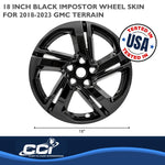 Coast2Coast Wheel Skins & Styled Wheel Covers IWCIMP418BLK product image 3