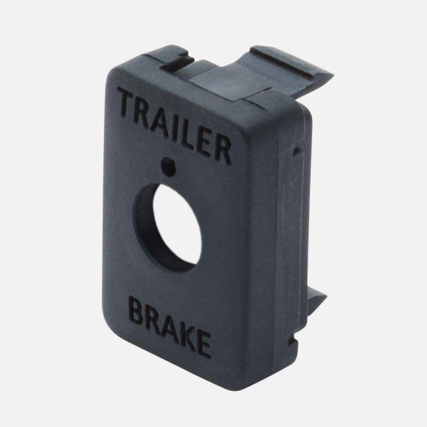 Redarc Trailer Brake Control Switch Insert Panel, 22.5 Millimeter Width x 33 Millimeter Height, Black - TPSI-002