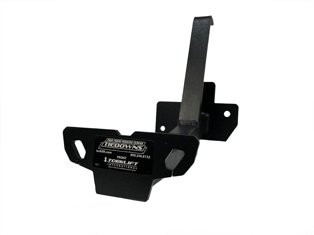 Torklift Camper Tie Down, Drilling Required, Black, Forged Steel, Set Of 2 - C2220