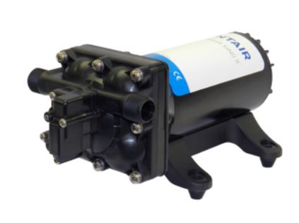 SHURflo Fresh Water Pump, 4 gal Per Minute, 55 PSI, 10 in Length x 5 in Width x 4-3/4 in Height - 4148-153-E75