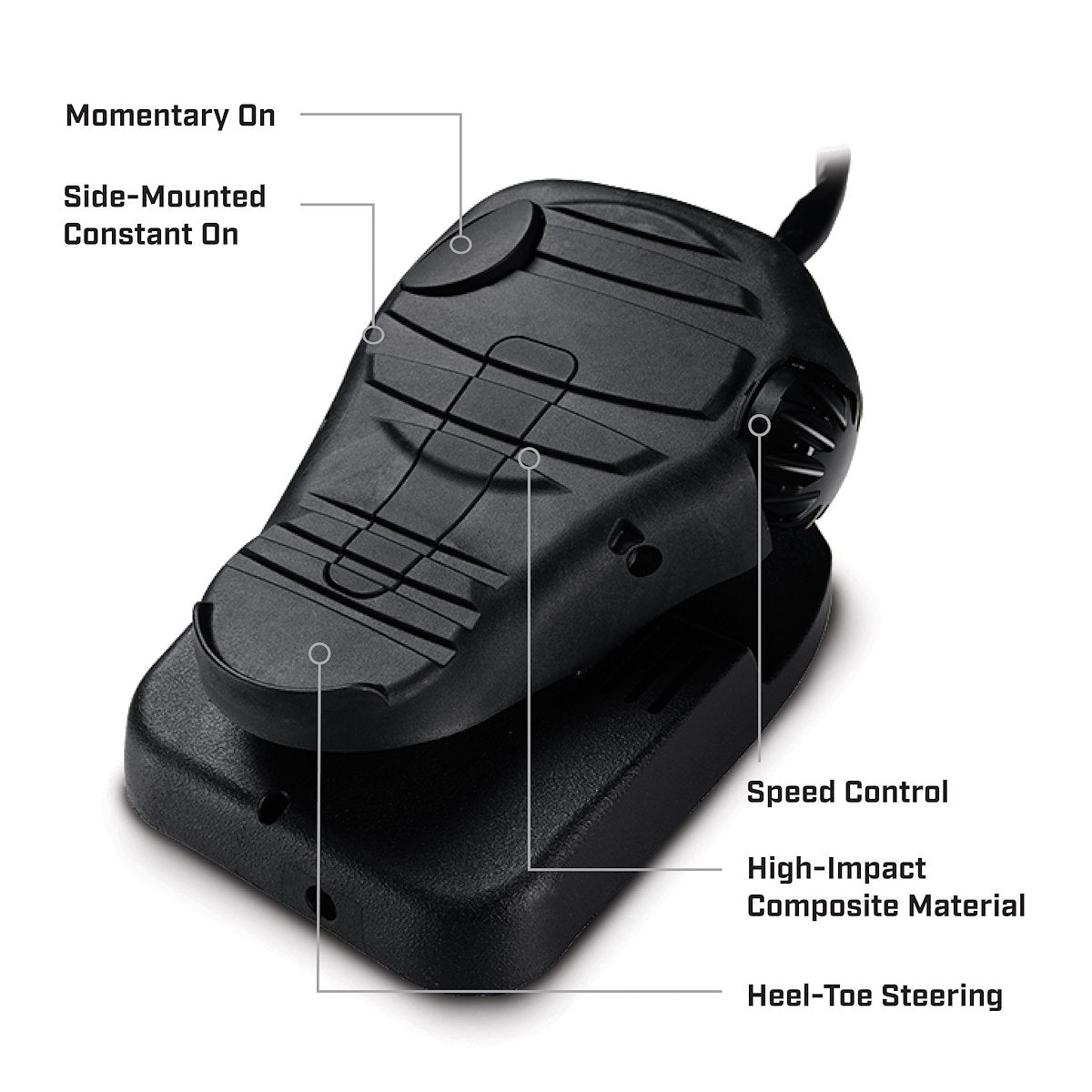 Minn Kota Trolling Motor, 5 Forward Speeds and 3 Reverse Speed, 70 lb Of Thrust, 45 in Length - 1355970