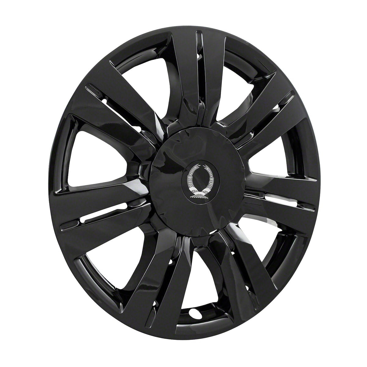 Coast2Coast Wheel Skin, 18 in, 7 Double Spokes, Gloss Black, Set Of 4 - IWCIMP357BLK