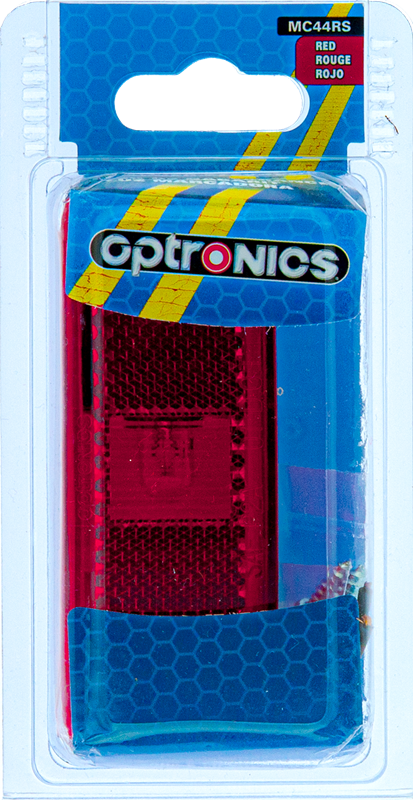 Optronics Clearance Light, MC44 SERIES, Incandescent, 4 in Length x 1-1/2 in Width x 15/16 in Depth - MC44RS