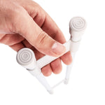 Camco Refrigerator Content Brace, Bar Extends From 19 in Length to 34 in Length, White Plastic - 44074