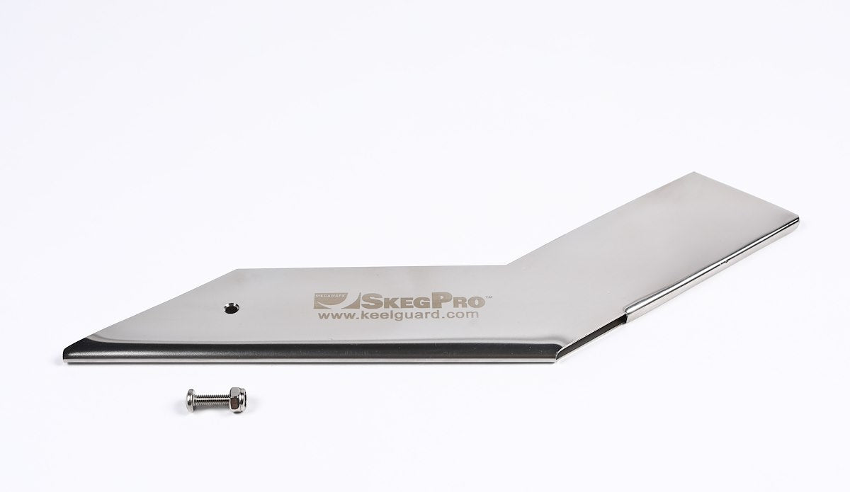 Megaware KeelGuard Outboard Motor Skeg, SkegPro  653, For Yamaha 90 HP 4 Stroke Engine, Stainless Steel - 02663