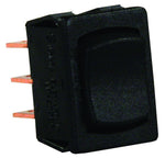 JR Products Multi Purpose Switch, 0.756 in x 0.508 in Cutout, 0.745 in x 0.500 in (Switch), Black - 13445