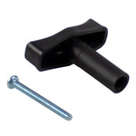 Dometic Roof Vent Lift Arm Knob, For 4000R/5000 RBT/8000 Series Fan-Tastic Roof Vent, Black - K1140-09