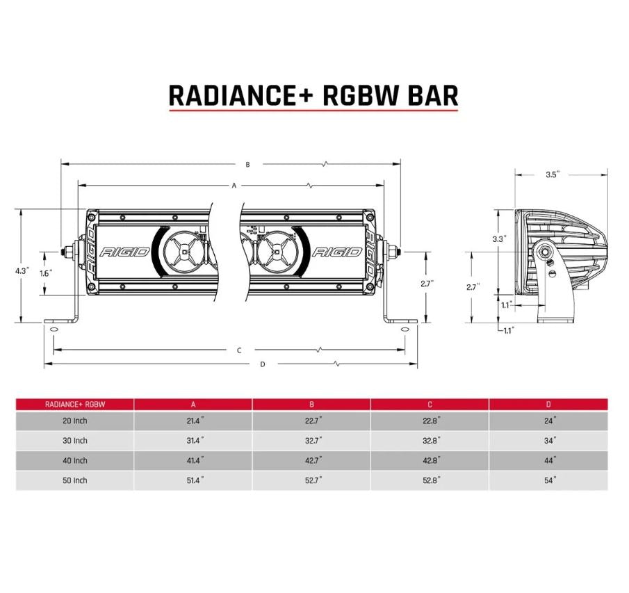 RIGID Industries Light Bar 250053 product image 2