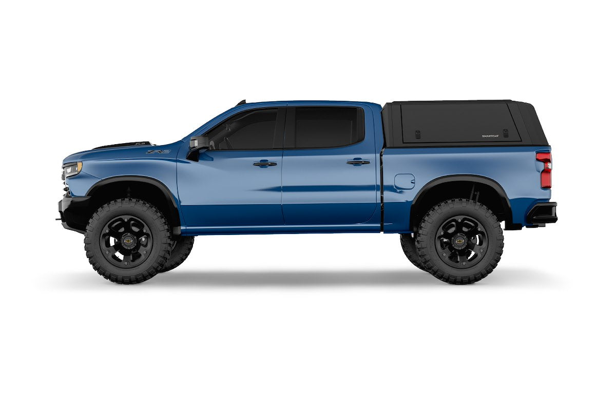 SmartCap Truck Cap, Holds Up To 330 lb When Moving And 770 lb When Parked, Matte Black, Stainless Steel - ED0108-MB