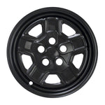 Coast2Coast Wheel Skin, 16 in, 5 Indented Spokes, Gloss Black, Set Of 4 - IWCIMP78BLK