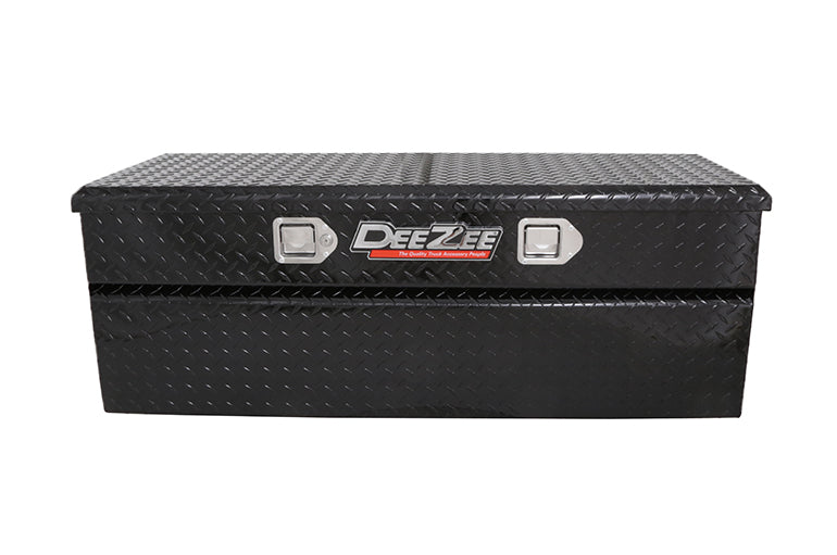 Dee Zee Tool Box, Red Label, Black Gloss Powder Coated Aluminum, 46.5 in Length x 19 in Width x 16 in Height - DZ8546B