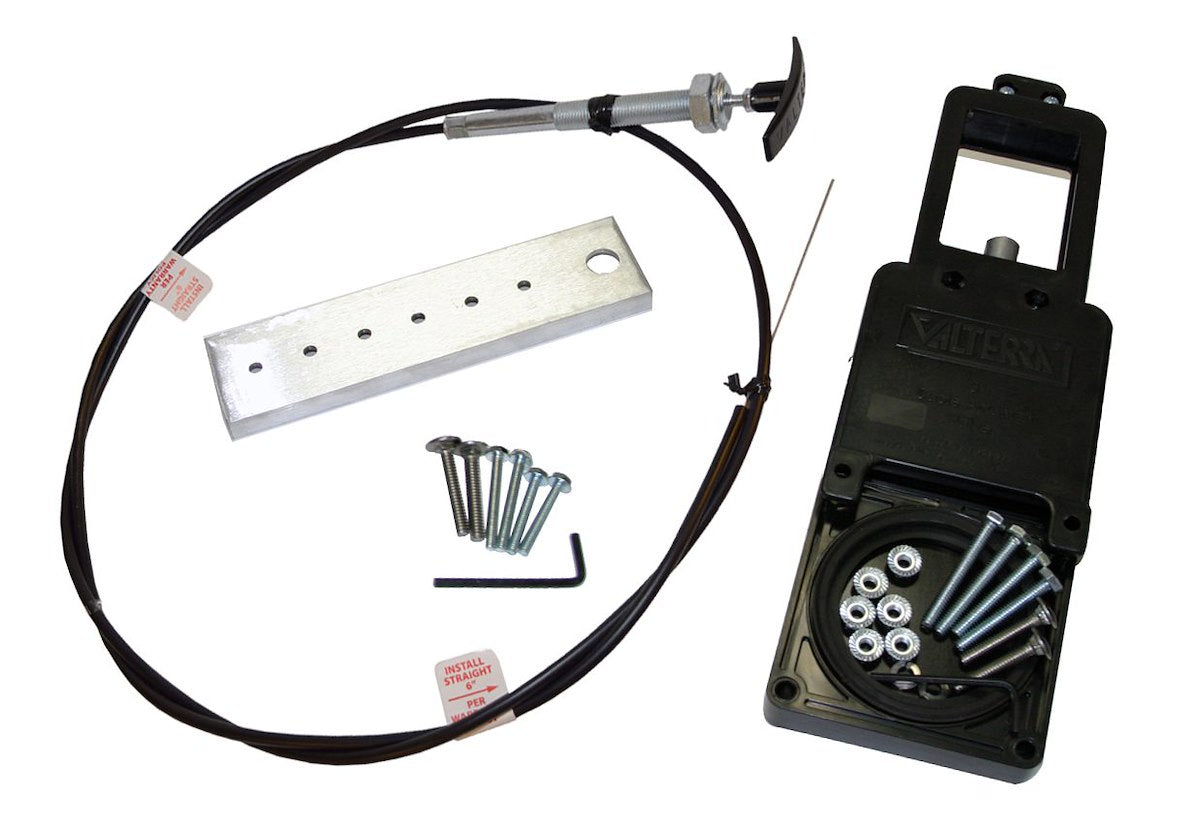 Valterra Sewer Waste Valve, Waste Valve For RV Black Water System, 3 in Waste Valve, With Handle and 72 in Cable - TC372CN