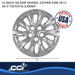 Coast2Coast Wheel Cover, 16 in, 10 Split Spoke, Set Of 4 - IWC46616S