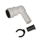 AquaLock Fresh Water Adapter Fitting, 90 degree Stackable Elbow, Off-White - 3518-10