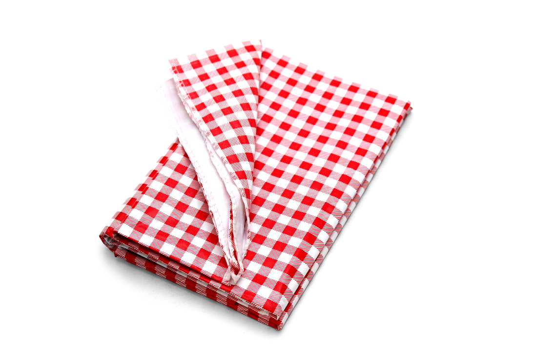 Coghlan's Tablecloth, 54 in Width x 72 in Length, Red And White Checkered - 7920