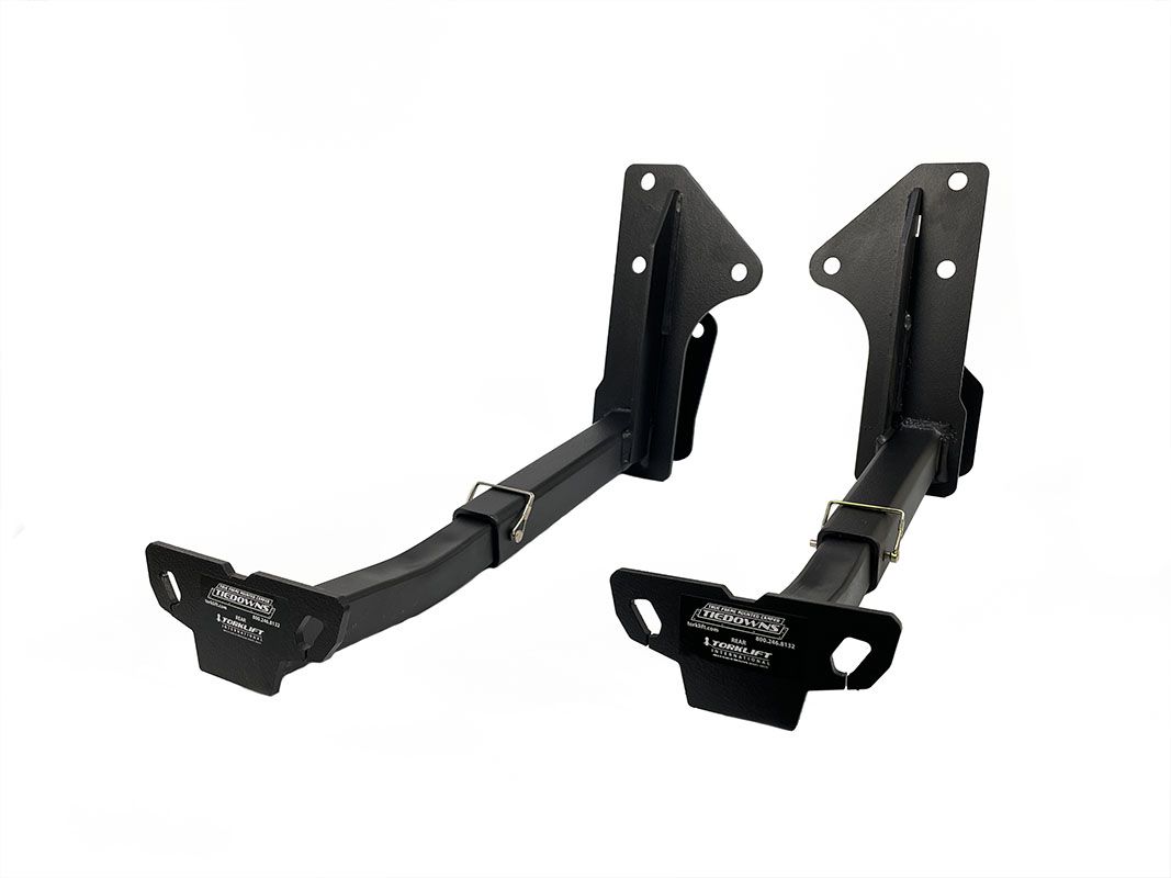 Torklift Camper Tie Down, No Drilling Required, Black, Forged Steel, Set Of 2 - D3112