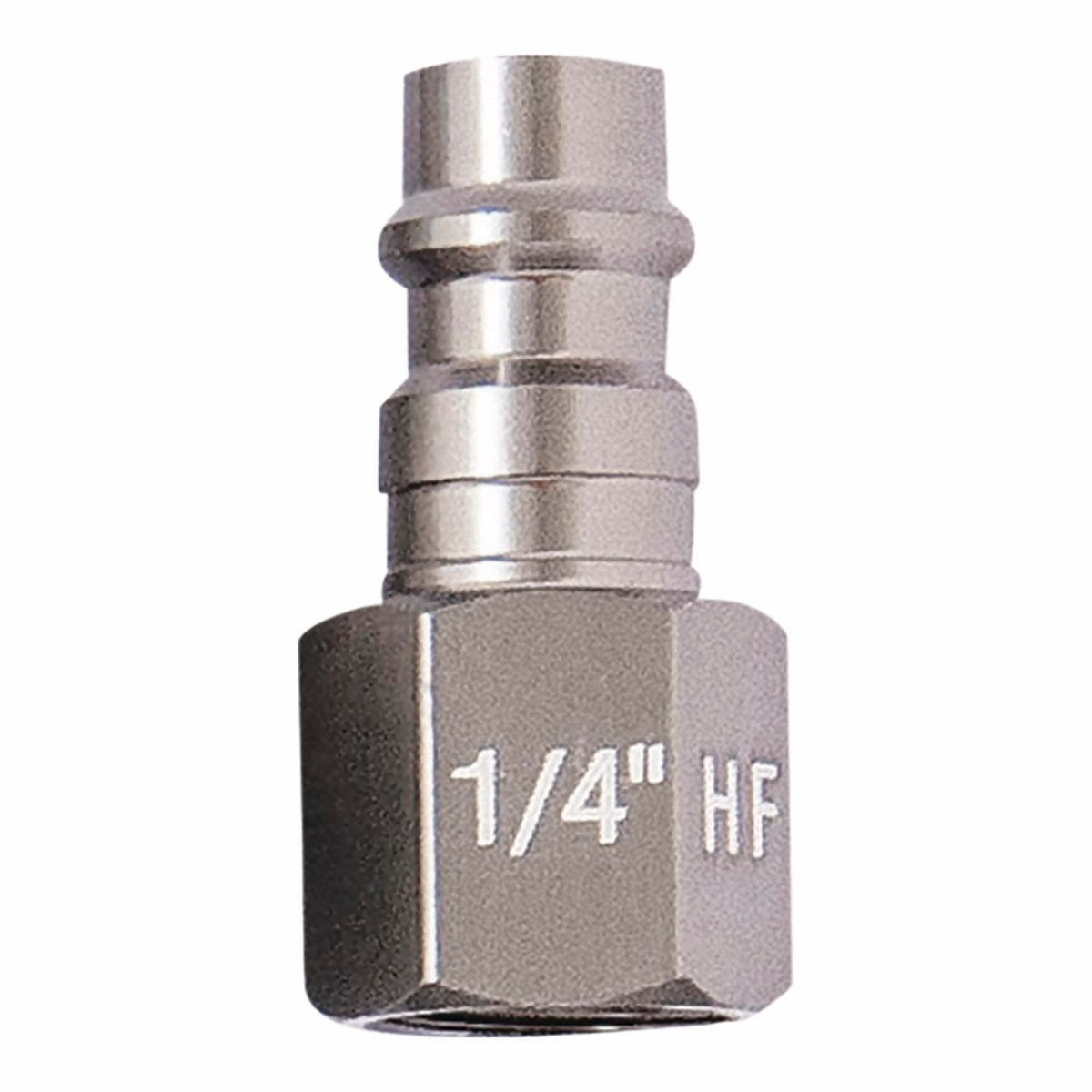 Tru Flate Hose End Quick Disconnect Coupling, 1/4 in Female NPT x 1/4 in Body Size, 300 PSI Maximum Working Pressure, Aluminum - 12-935