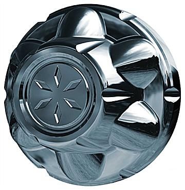 Dicor Corp. Trailer Hub Cover, 5 Lug, 4-1/2 in, Chrome Plated - TAC545-CC