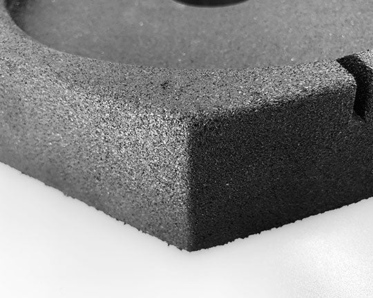 SnapPad Leveling Jack Foot Pad, Fits 9 in Round Jack ft, 11 in Diameter, Black, Set Of 4 - XTRSP4