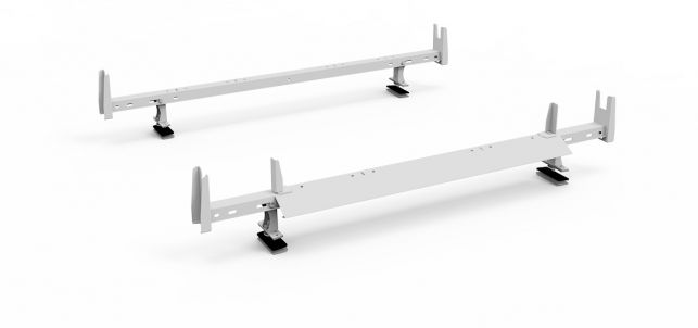 Holman Ladder Rack, White, Steel, Set Of 2 - 4TCSXB