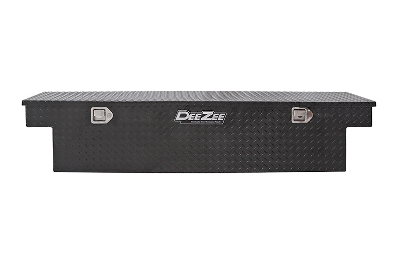 Dee Zee Tool Box, Black Gloss Powder Coated Aluminum, 12 in Length x 69-3/4 in Width x 14-1/4 in Height, 5.75 Cubic ft Capacity - DZ6170NB