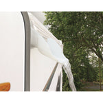 Camco Drip Rail Gutter Spout, White, Set of 4 - 42134