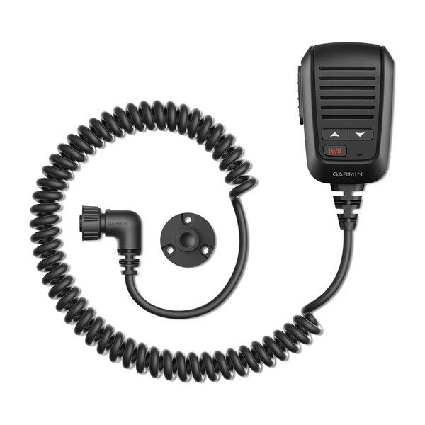 Garmin VHF Radio Microphone, 12-Pin Connector, Black - 010-12506-00