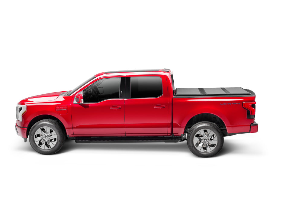 Extang Tonneau Cover, 2 Folds/3 Panels, Textured Black, 1 in Thick EnduraShield Panels With Aircraft-Grade Aluminum Frame - 88702