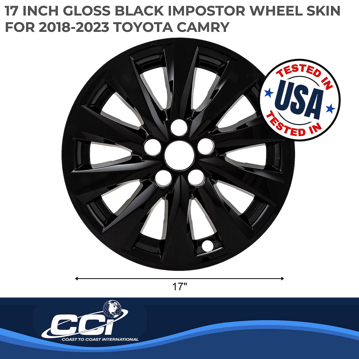 Coast2Coast Wheel Skins & Styled Wheel Covers IMP448BLK product image 3