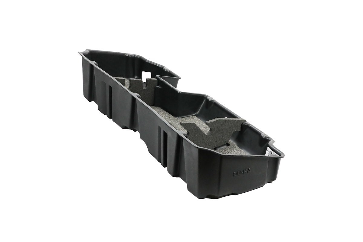 Du-Ha Under Seat Storage Unit, 2 Compartments, 19-1/4 in Length x 55-1/4 in Width x 9-1/4 in Height, Black - 10400