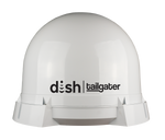 King Satellite TV Antenna, White, Powered Over Coax Cable, With 1 Coax Port - DT4450