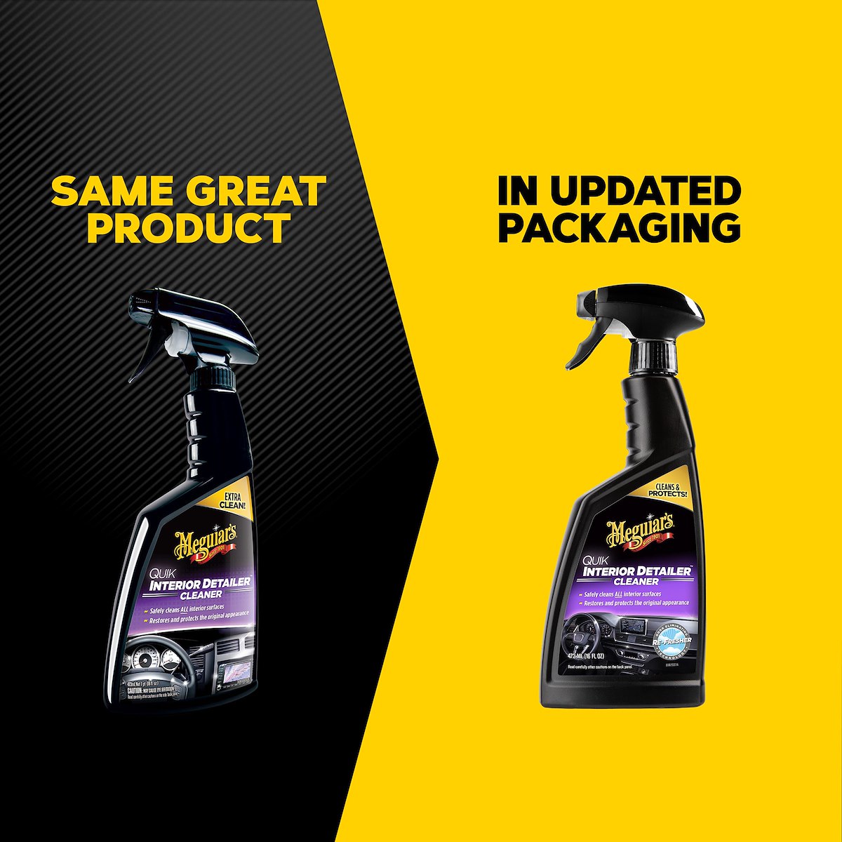 Meguiars Interior Cleaner, Classic Series, 16 oz Spray Bottle - G13616