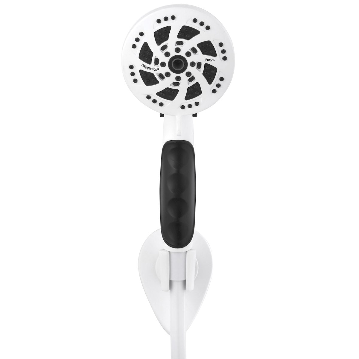 Oxygenics/ ETL Shower Head, Hand Held With 72 in Hose, With 5 Function Spray Settings, 3-3/4 in Outer Diameter - 92789