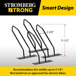 Stromberg Carlson Bike Rack, Holds 2 Bikes, Black - CC-125
