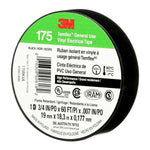 3M Electrical Tape, 3/4 in Width x 60 ft Length, 7 Mil Thick, Black - 92618