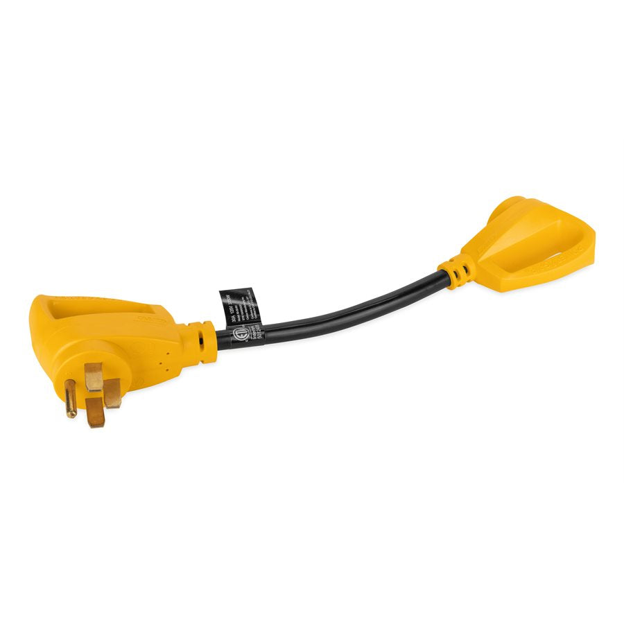 Camco Power Cord Adapter, 50 amp Male To 30 amp Female, 50 amp Dogbone - 55175