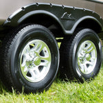 Lippert Trailer Brake Assembly, Replaces Lippert Assembly 12 in Diameter x 2 in Width, 4000-7000 lb Axle Capacity - 298275