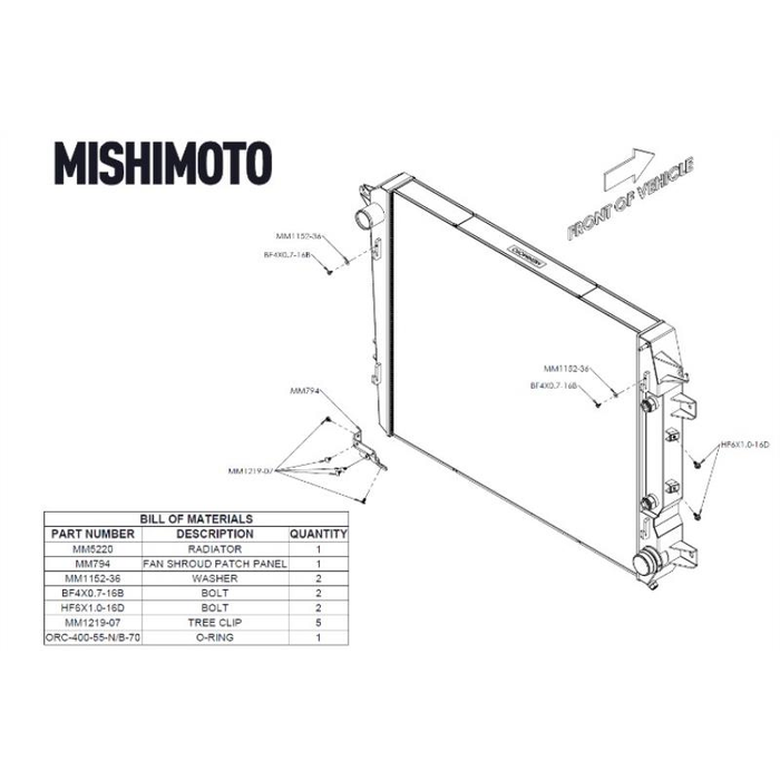 Mishimoto Radiator MMRAD-DMAX-17 product image 10