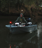 Railblaza Navigation Light, White LED Light And Red/Green LED Light, Black, IP67 Dust And Water Resistant - 04-4092-11