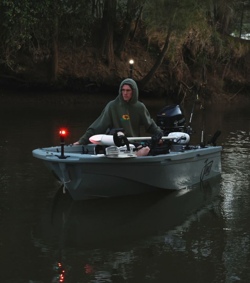 Railblaza Navigation Light, White LED Light And Red/Green LED Light, Black, IP67 Dust And Water Resistant - 04-4092-11