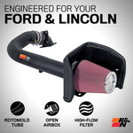 K&N Air Cleaner Assemblies and Air Intake Kits 57-2556 product image 2