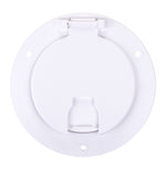 B&B Molders Electrical Cord Hatch, For Use With Up To 30 amp/50 amp Cords, 5-1/8 in Diameter x 2-3/8 in Depth, 3-1/2 in Cutout Diameter - 94329