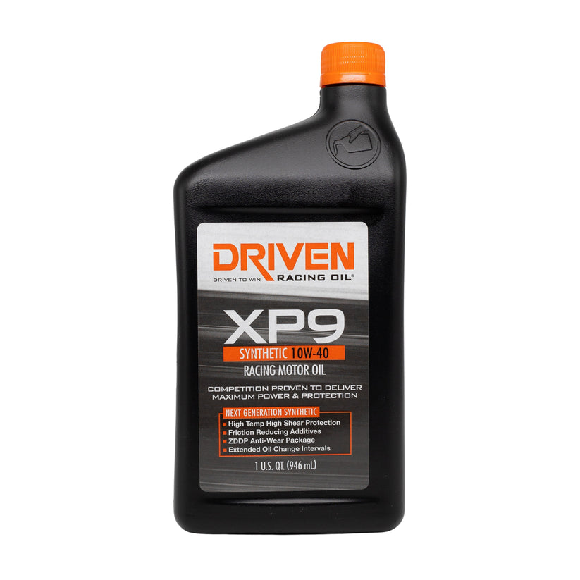 Driven Racing Oil Oil, XP9 Series, SAE 10W40, 1 qt Bottle - 03206