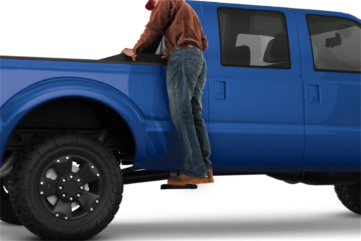 AMP Research Truck Step, BedStep 2, 300 lb Weight Capacity, Black - 75412-01A