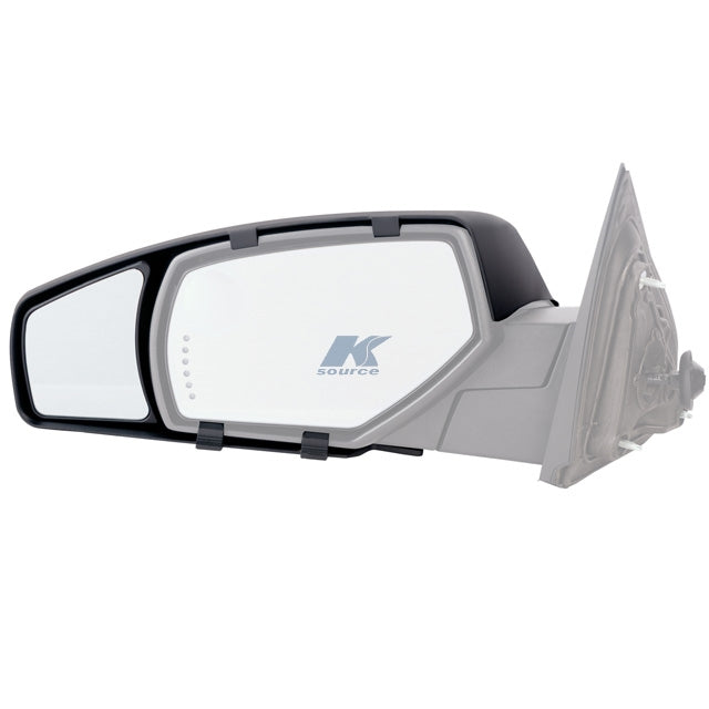 K-Source Exterior Towing Mirror, Black, Set of 2 - 80910