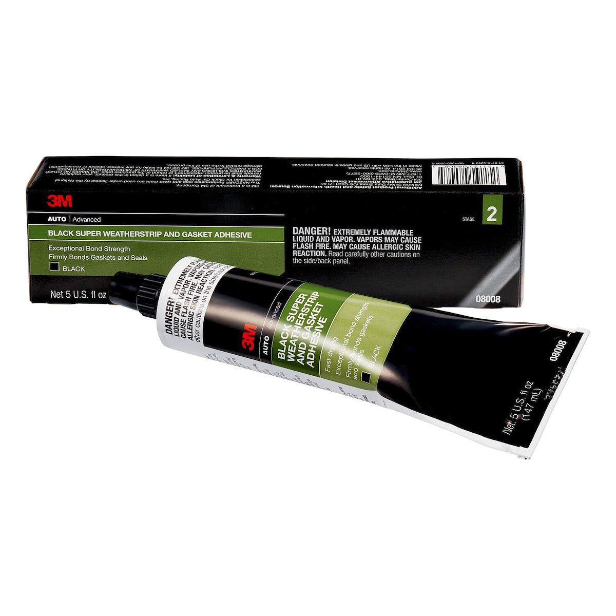 3M Weatherstripe Adhesive, 5 oz Tube - 08008