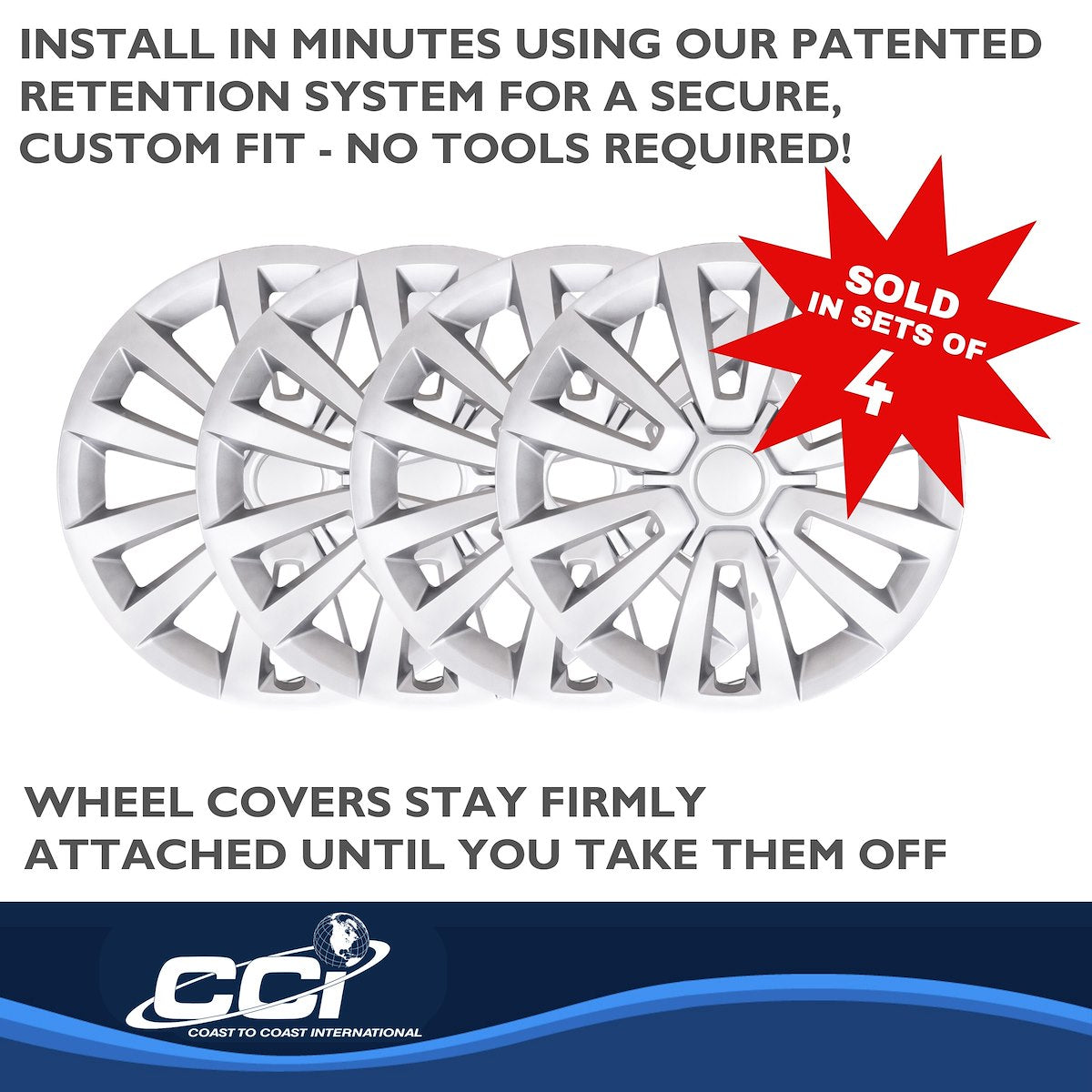 Coast2Coast Universal Wheel Covers IWC55516S product image 5