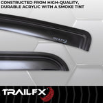 TrailFX Rainguard, TFX 4-PC Window Vents, Set Of 4 - 4536H