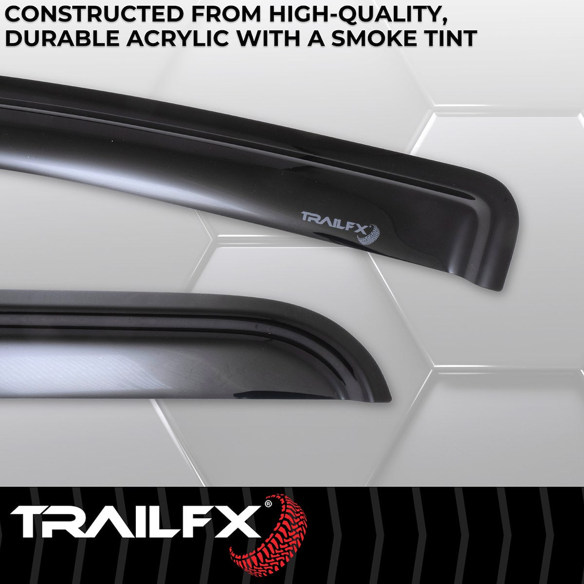 TrailFX Rainguard, TFX 4-PC Window Vents, Set Of 4 - 4536H